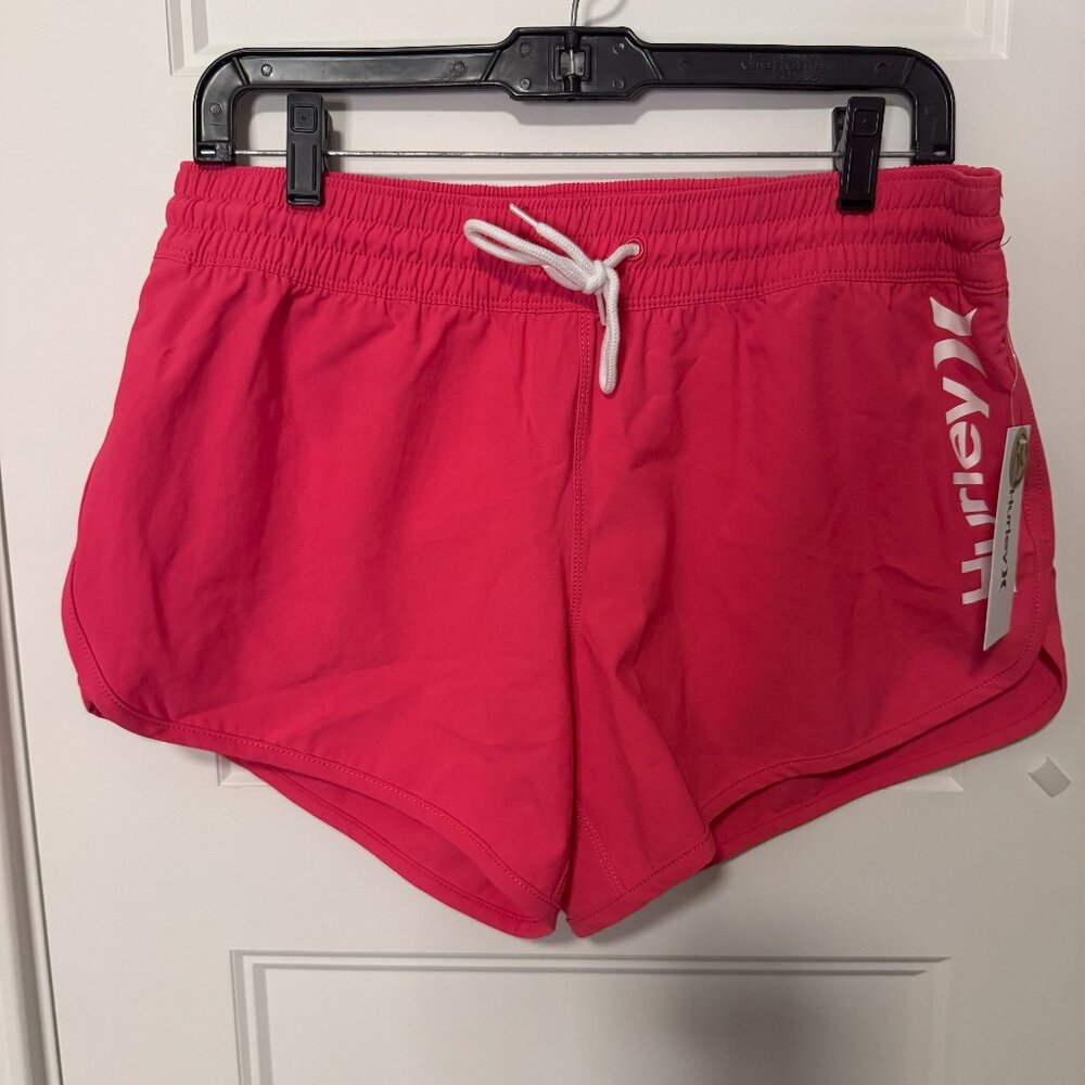 Women's Pink Hurley Shorts, Size Medium, NWT